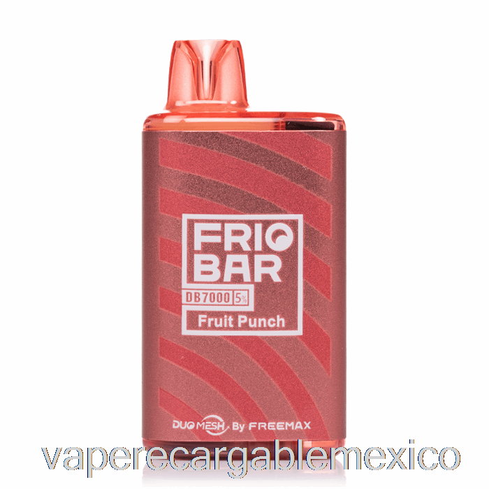 Vaporizador Recargable Freemax Friobar Db7000 Ponche De Frutas Desechable
